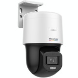 ColorVu - Camera miniPT, IP, 4MP, lentila 4.0mm, WL 30m, Audio, PoE, IP66 - HIKVISION DS-2DE2C400SCG-E(F1)