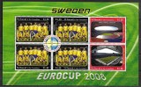 ST VINCENT 2008 FOTBAL CAMPIONATUL EUROPEAN SUEDIA TEAM, Nestampilat