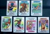 Madagascar 1994 sport Box, fotbal, natație,călărie, haltere, gimnastica,serie 7v.nestampilat
