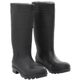 Cizme de ploaie, negru, PVC, marime 39