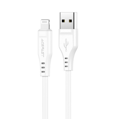 Cablu USB Acefast MFI - Lightning 1,2 M, 2,4 A Alb (C3-02 Alb) C3-02-A-L WHITE foto
