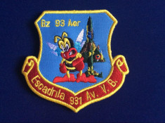 Efecte militare - Emblema militara textila - Patch - Escadrila 931 Av.V.B. foto