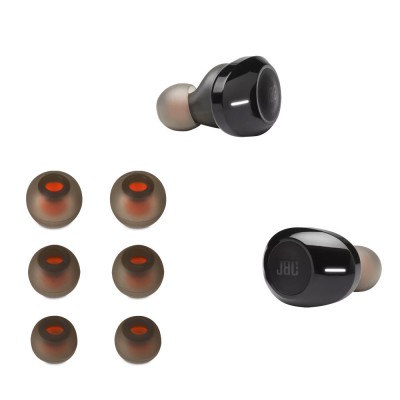 Set 6 Varfuri de schimb Kwmobile pentru JBL Tune 120TWS/Tune T125TWS, Alb, Silicon, KWM000018QO002C foto