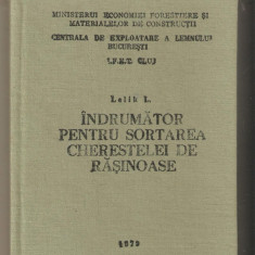 Indrumator pentru sortarea cherestelei de rasinoase