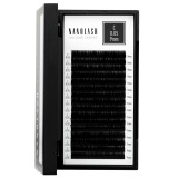 Gene Extensii Nanolash 0.05 C 9mm, Volum, Finisaj Mat, Ușoare, Flexibile, Rezistente, Diverse Curburi &amp; Lungimi, Profesionale