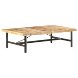 Cumpara ieftin Măsuță de cafea, 142x90x42 cm, lemn masiv de mango