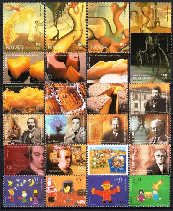 C2981 - Portugalia 1999 - anul complet fara colite timbre neuzate MNH