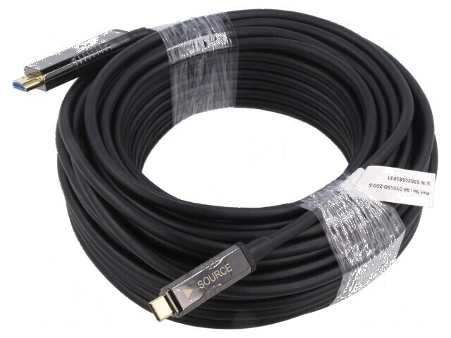 Adaptor HDMI 2.0 și USB C 20m negru