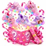 Cumpara ieftin Mistery Box - Adidasi cu luminite pentru fetite, modele diverse (Marime