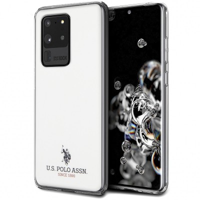 Husa TPU U.S. Polo Small Horse pentru Samsung Galaxy S20 Ultra G988 / Samsung Galaxy S20 Ultra 5G G988, Alba USHCS69TPUWH foto