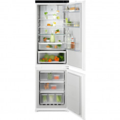 Combina frigorifica incorporabila Electrolux ENT6ME18S, No Frost, 248 l, 55 cm, Control umiditate, Control electronic, Clasa E