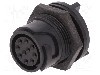 Conector circular, mama, 10 pini, BULGIN - PXP4013/10S