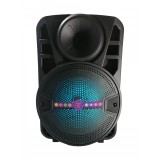 Boxa Portabila elSales, ELS-ALP-803, cu Bluetooth, Microfon, Telecomanda, USB, Lumini LED