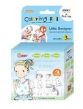 Cutie creativa cu role pentru colorat, 3 buc/set, Stick&quot;n Little Designer - vara