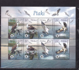 POLONIA 2003 FAUNA WWF PASARI BLOC MNH, Nestampilat