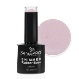 Cumpara ieftin Shimmer Rubber Base SensoPRO Milano - #19 Glimmer Champagne, 10ml