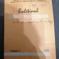 Buletinul Constructiilor Volumul 2 anul 1987