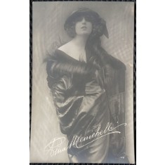 Carte postala, Pina Menichelli, actrita italianca, 1890-1984
