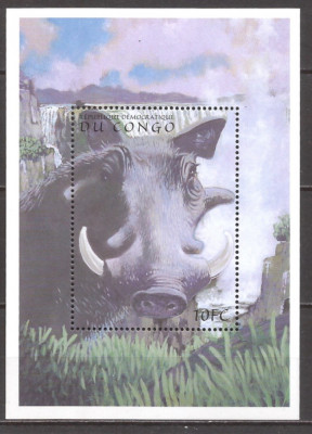 CONGO 2000 FAUNA AFRICANA ( colita dantelata ) MNH foto