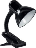 Lampa Birou Clip Negru 1XE27 60W, Erste