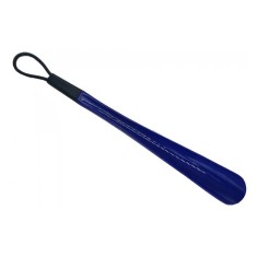 Incaltator din plastic cu agatatoare, albastru inchis, 40 cm