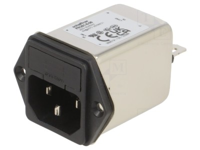 Conector alimentare AC C14 6A 250V foto