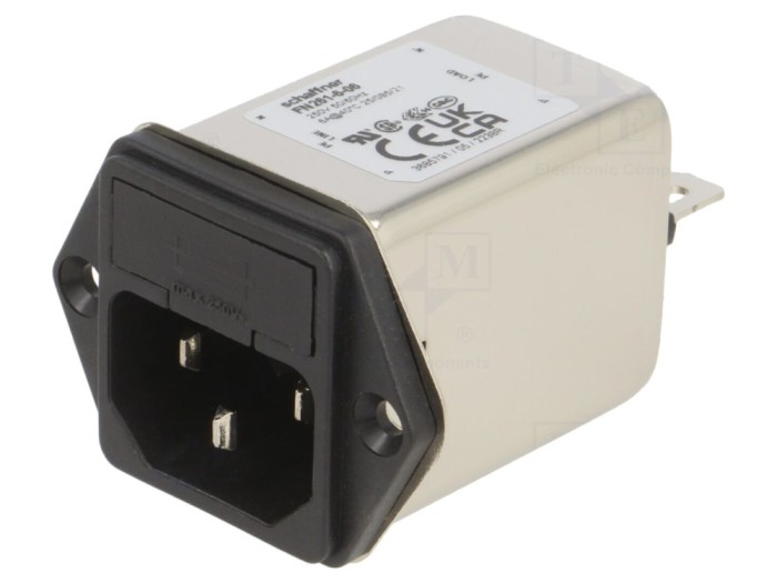 Conector alimentare AC C14 6A 250V