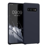 Husa Kwmobile pentru Samsung Galaxy S10 Plus, Silicon, Albastru, 49028.186, Carcasa