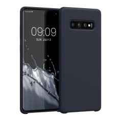 Husa Kwmobile pentru Samsung Galaxy S10 Plus, Silicon, Albastru, 49028.186