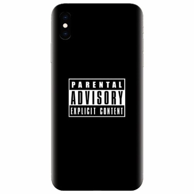 Husa silicon pentru Apple Iphone XS, Parental Advisory foto