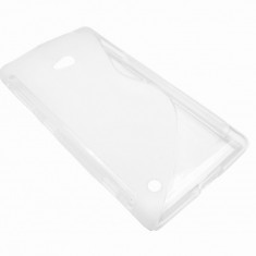 Husa silicon S-line transparenta pentru Nokia Lumia 720