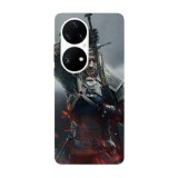 Husa compatibila cu Huawei Mate 40 model The Witcher, Silicon, TPU, Viceversa, Transparent, Carcasa