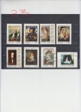 A12 S3 3 - Timbre foarte vechi - Polonia - arta - picturi, Stampilat