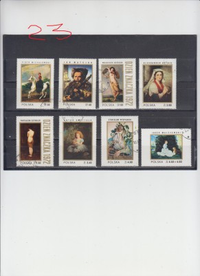 A12 S3 3 - Timbre foarte vechi - Polonia - arta - picturi foto