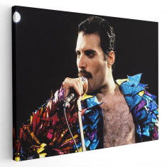 Tablou afis Queen trupa rock 2337 Tablou canvas pe panza CU RAMA 60x80 cm