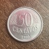 C50 - Moneda foarte veche - Brazilia - 50 centavos - 1995, America Centrala si de Sud