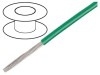 Cablu ALPHA INDUSTRIES EcoGen EcoWire HookUp Wire 28AWG verde, Cupru cositorit, 600V, Fara halogen, 305m