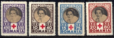 1945 LP165 serie Crucea Rosie MNH foto