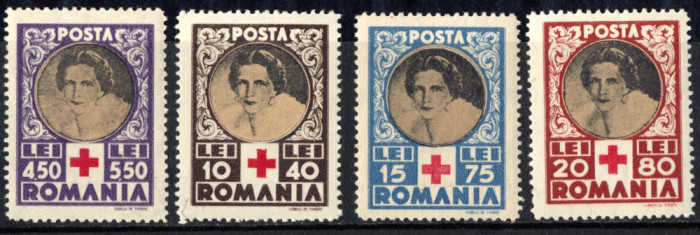 1945 LP165 serie Crucea Rosie MNH