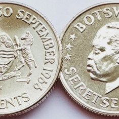 674 Botswana 50 cents 1966 Independence km 1 UNC argint