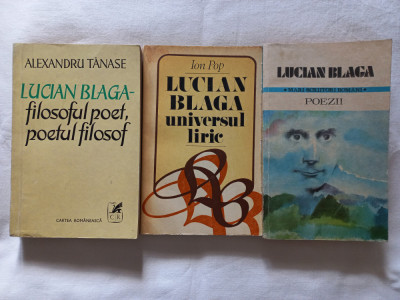 LUCIAN BLAGA- UNIVERSUL LIRIC+ L. BLAGA- FILOSOFUL POET, POETUL FILOSOF + POEZII foto