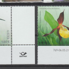 ESTONIA 2021 EUROPA CEPT - FAUNA SI FLORA Protejate Serie 2 timbre MNH**