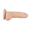 Vibrator Realistic Cu Ventuza Real Extreme Dildo, Natural, 27 cm, Lovetoy