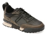 Pantofi sport REPLAY negri, MS1P64L, din material textil si piele naturala