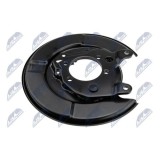 Protectie stropire disc frana Nissan Qashqai 2006-, Spate, Stanga, HTO-NS-005