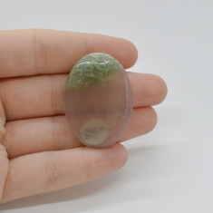 Cabochon agat moss indonezia 38x28x6mm c88