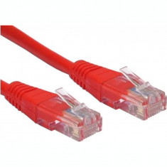 PATCH CORD UTP SPACER Cat5e cupru-aluminiu 3 m rosu AWG26 &amp;amp;quot;SP-PT-CAT5-3M-R&amp;amp;quot; / 45505699 foto