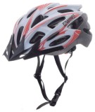Casca ciclisti MTB Awina, marime M (55cm - 58cm), culoare alb/rosu Cod:AWR0454