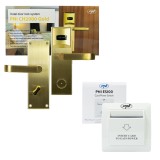 Pachet Yala control acces hotelier PNI CH2000R Gold si Intrerupator cu card PNI ES100