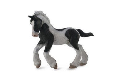 Figurina manz gypsy alb si negru m collecta foto